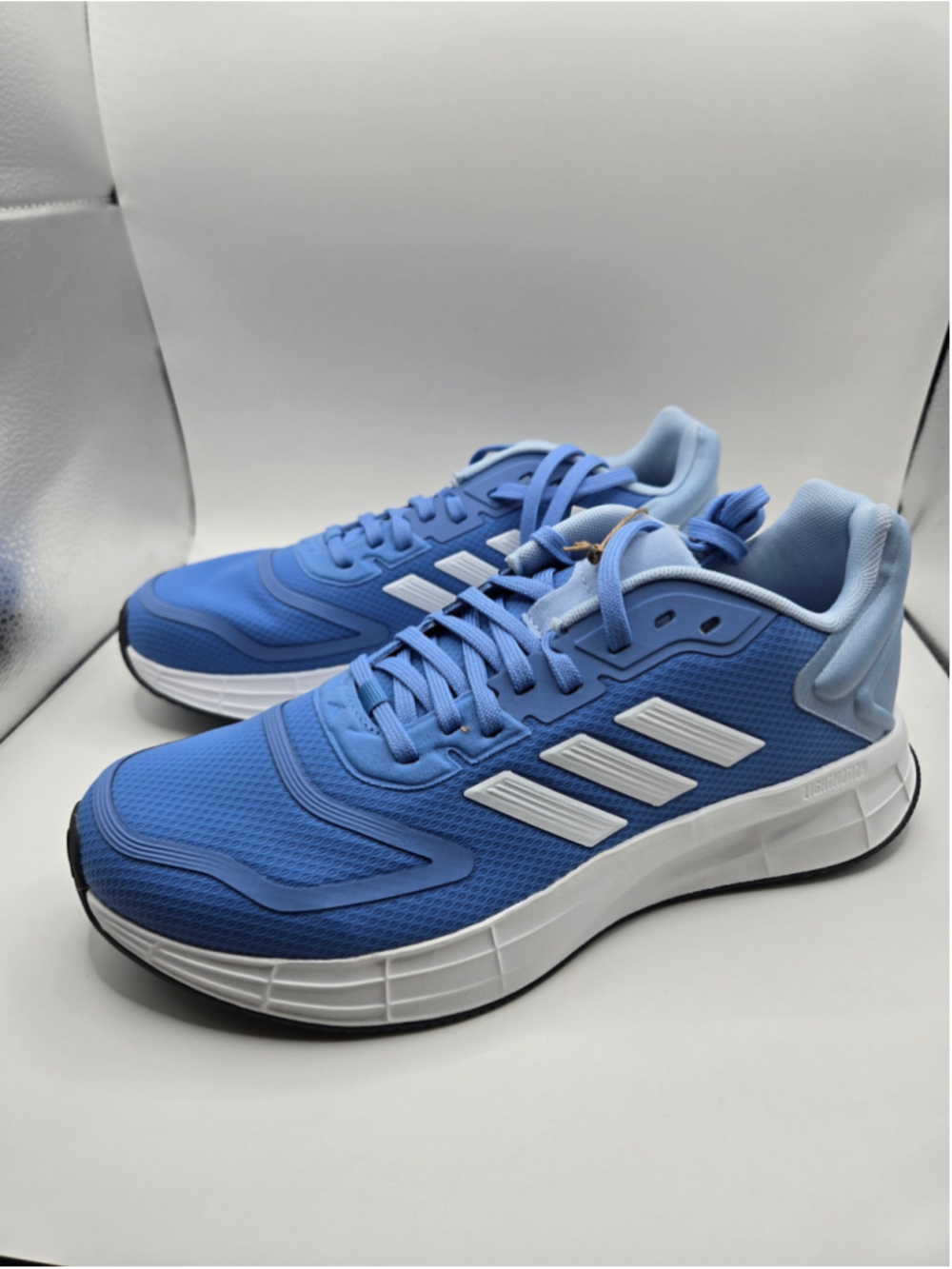 Women's Adidas Duramo 10 Running Sneakers Blue White Size 8